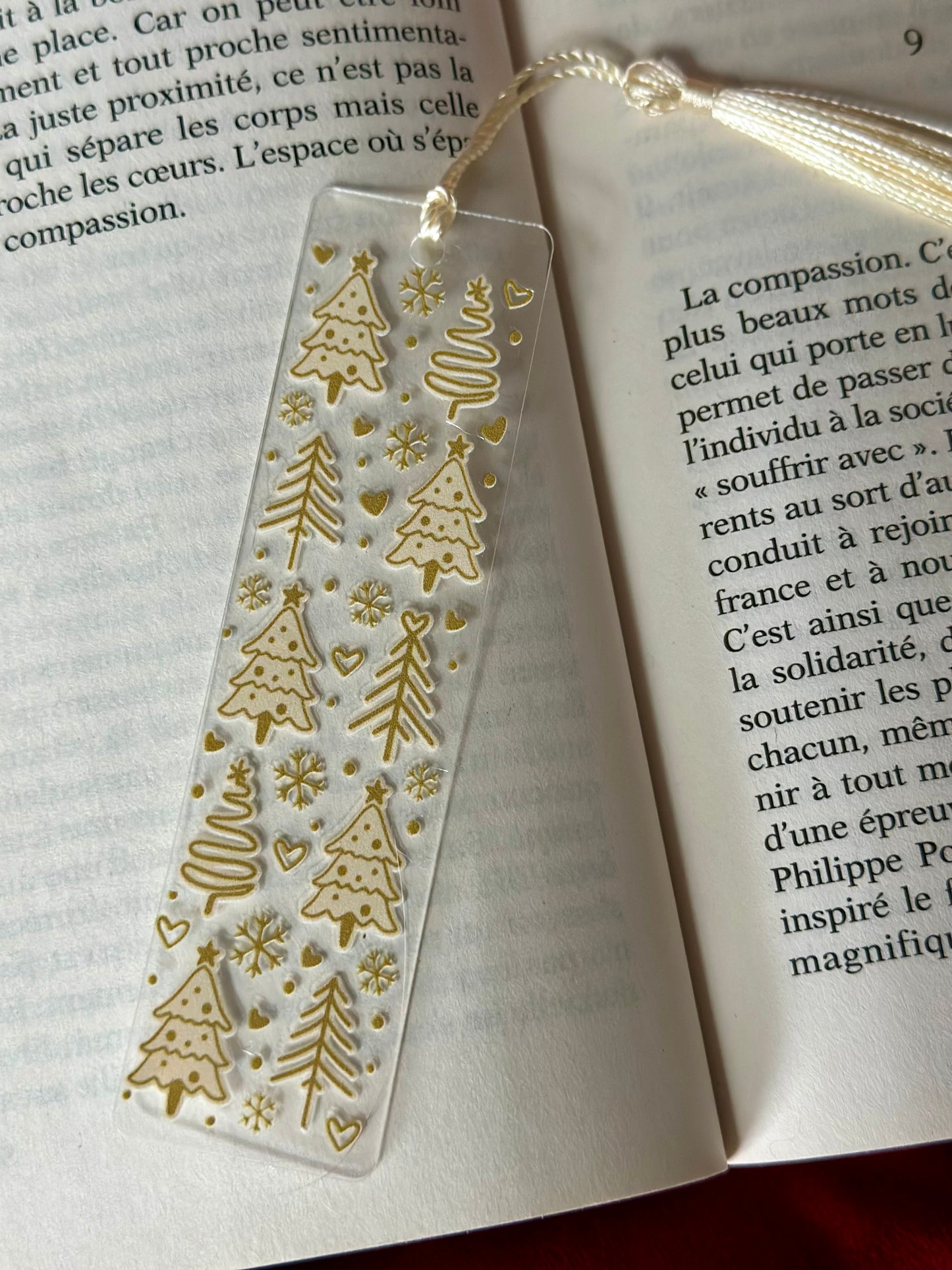 📚 Marque-page - Forêt Enchantée de Noël