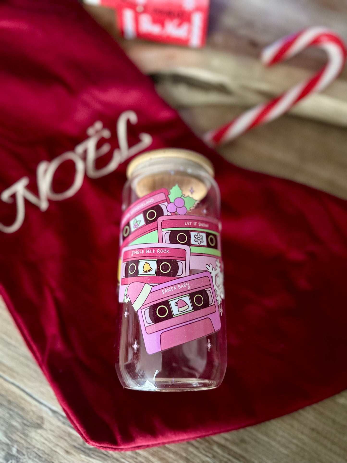 ✨ Verre canette – Christmas Mix Tape