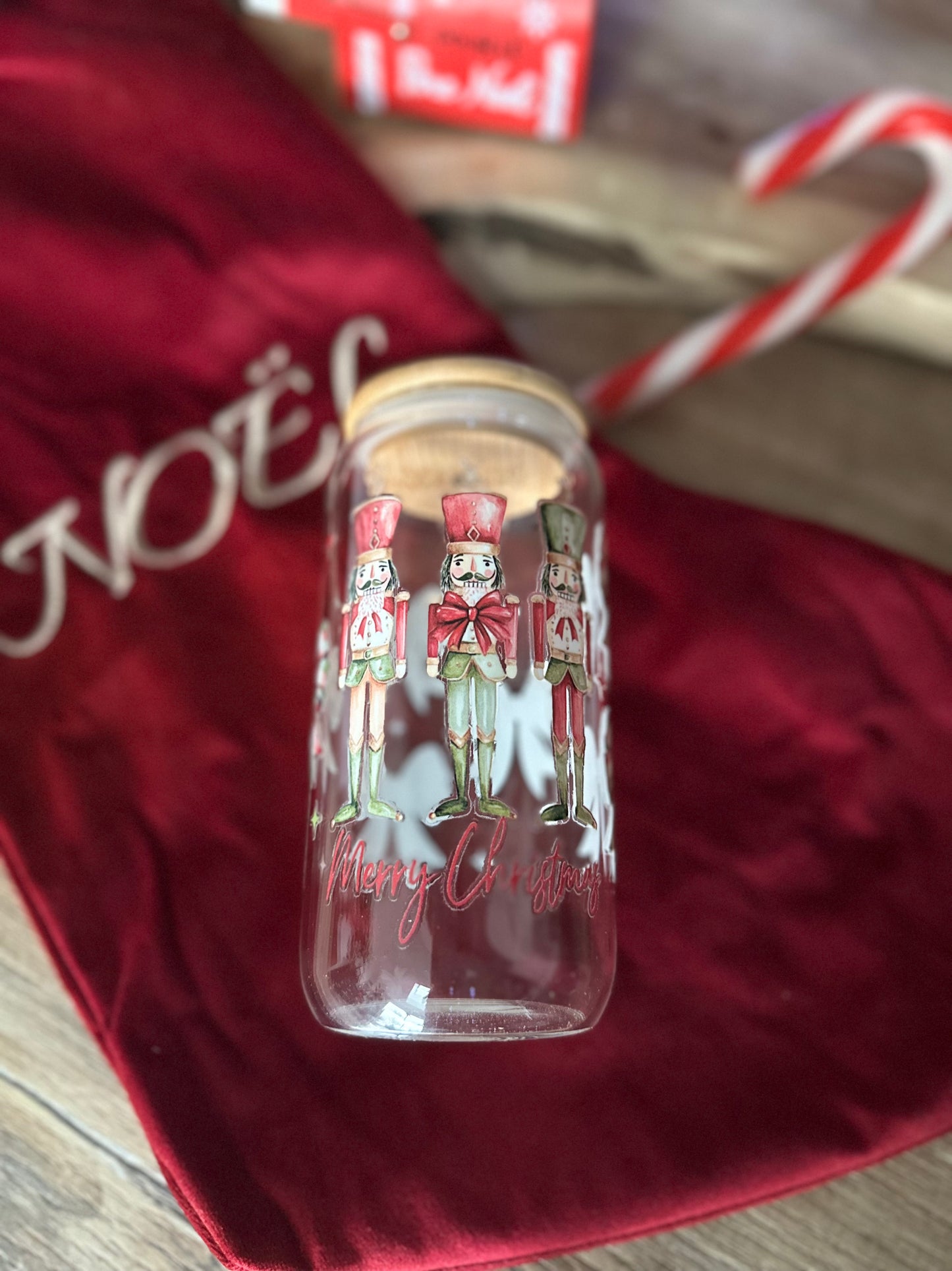 ✨ Verre canette – Casse-Noisette Enrubanné