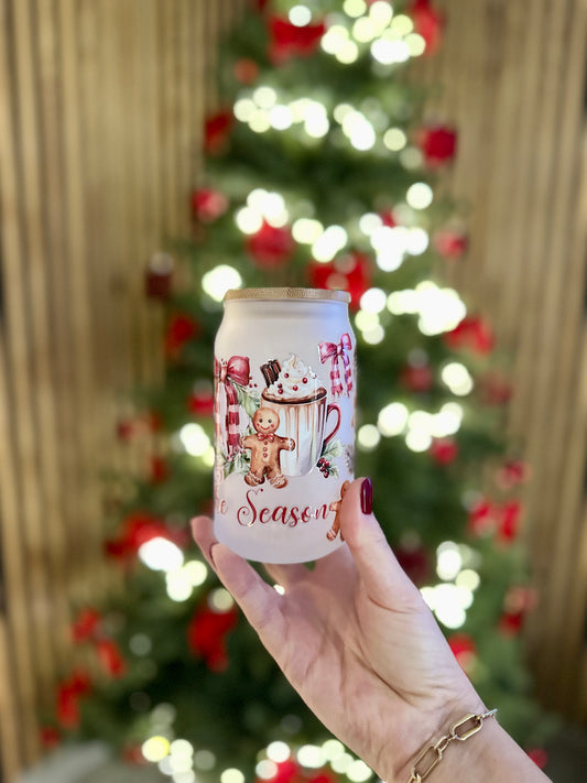 ✨ Verre canette givré – Tis’ The Season