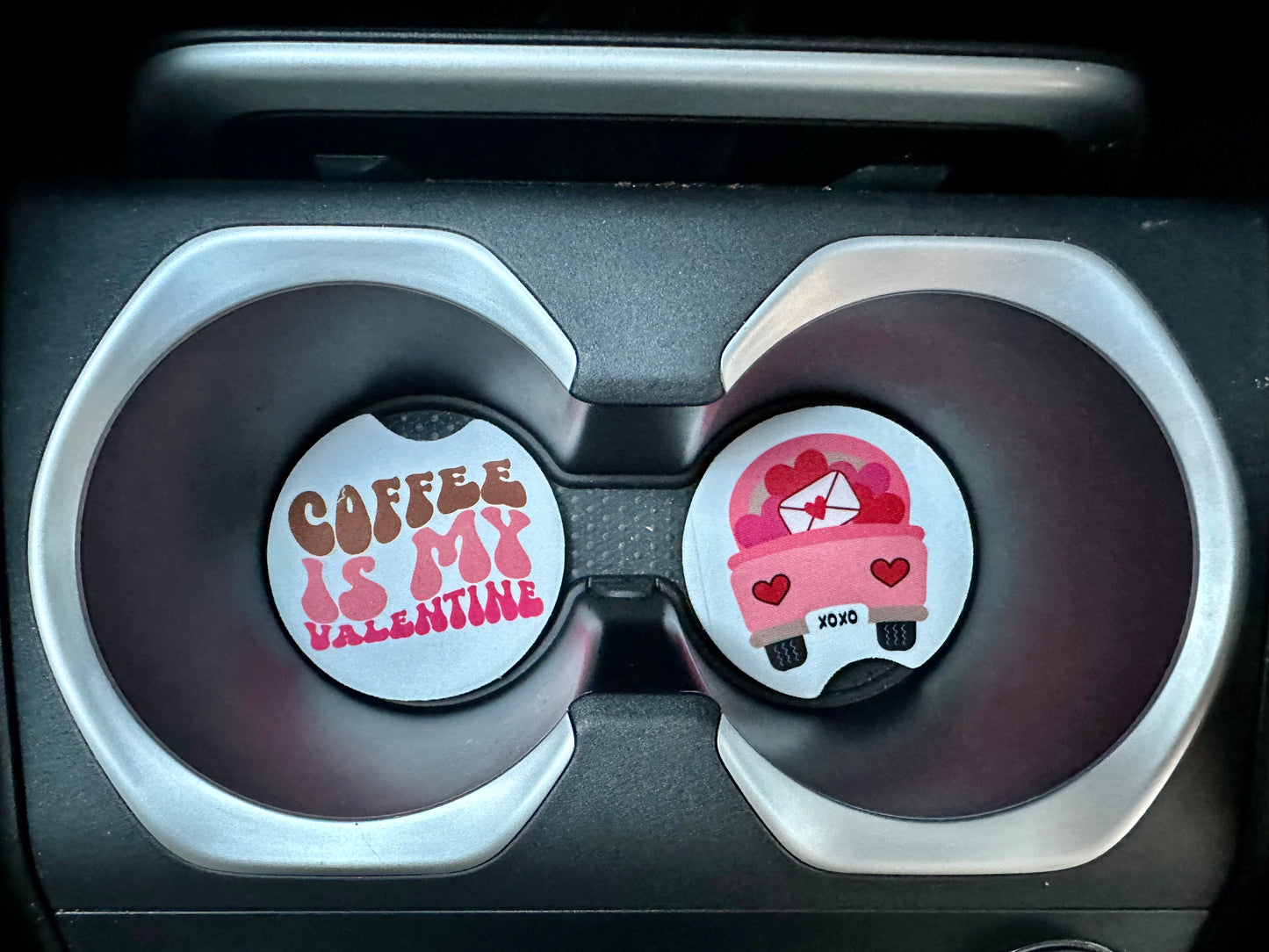 Car coaster - Valentine's Day 🩷