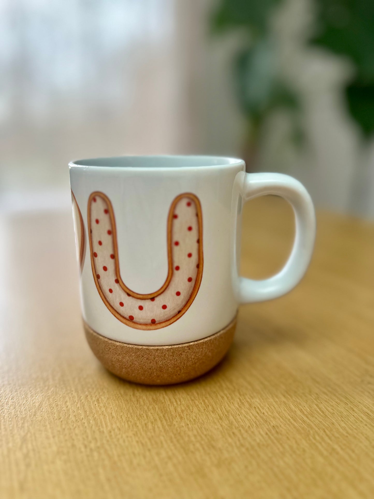 Cork mug - Valentine's Day 🩷