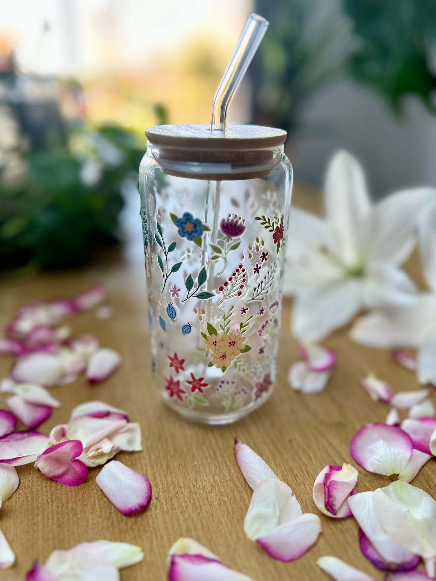 Verre "Jardin botanique" - L'élégance de la nature 🌳