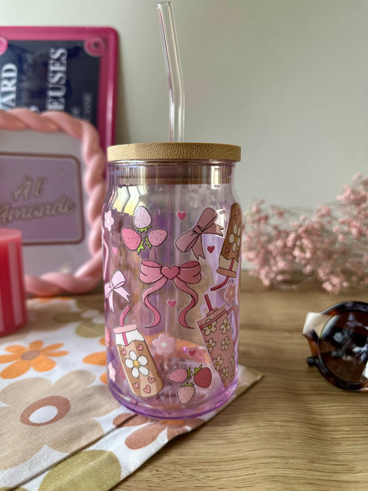 🎀 Fraises & nœuds roses