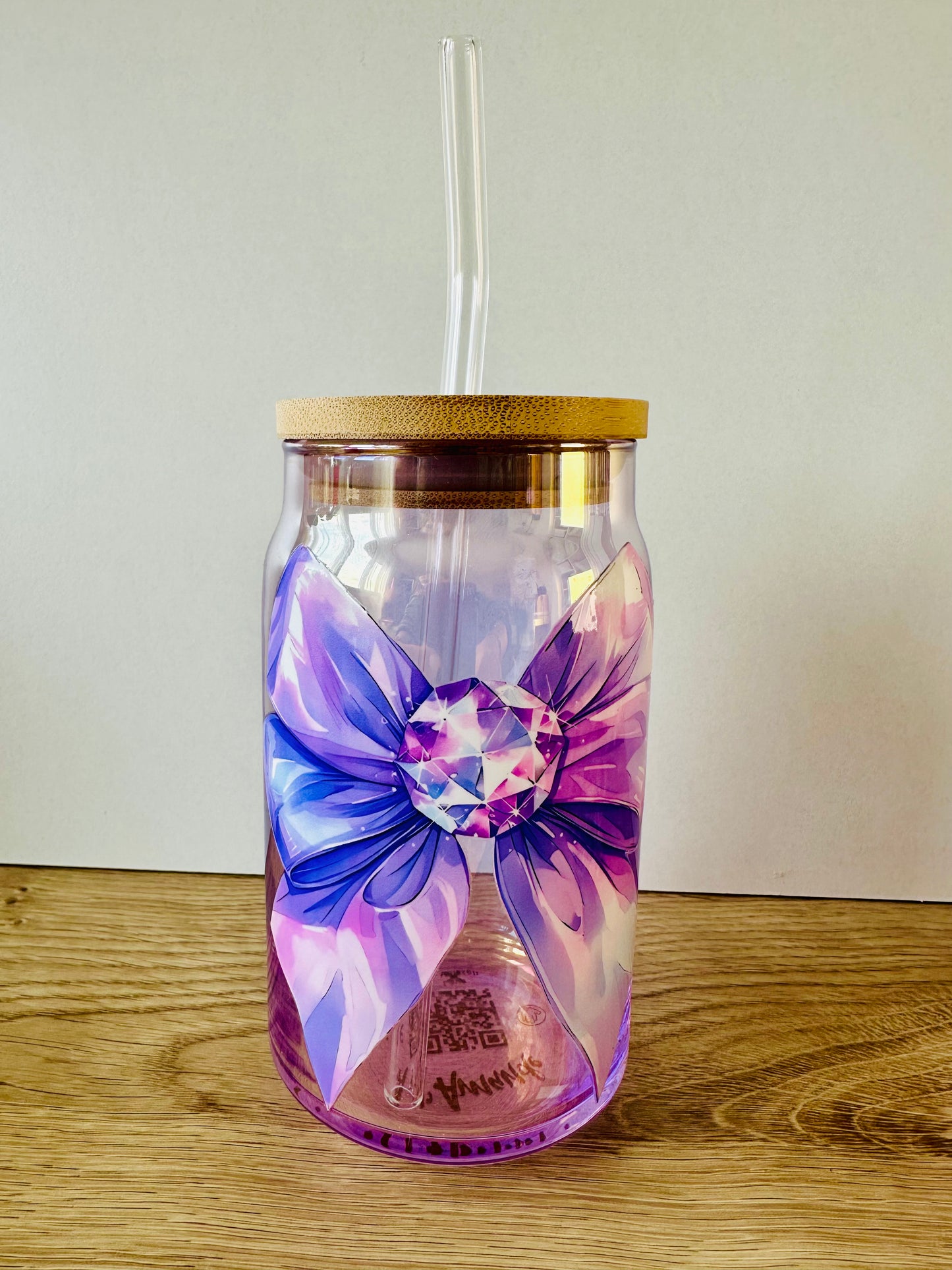 đ Noeud violet & cristal