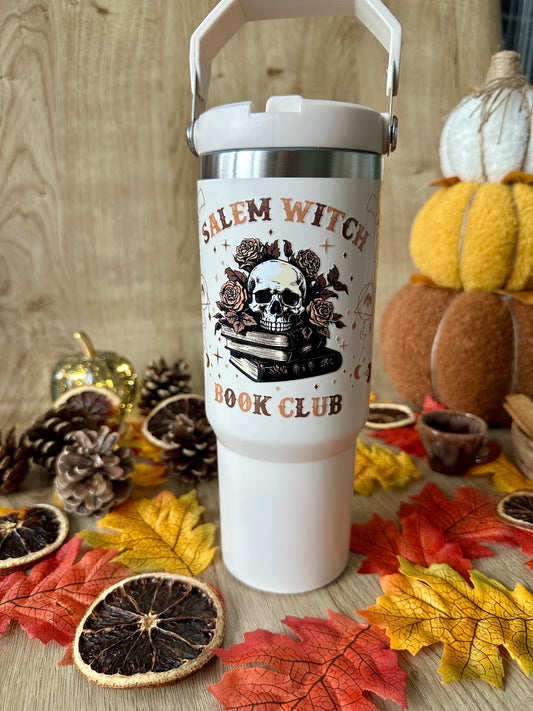 Tumbler isotherme – Salem Witch Book Club 🕯️📖