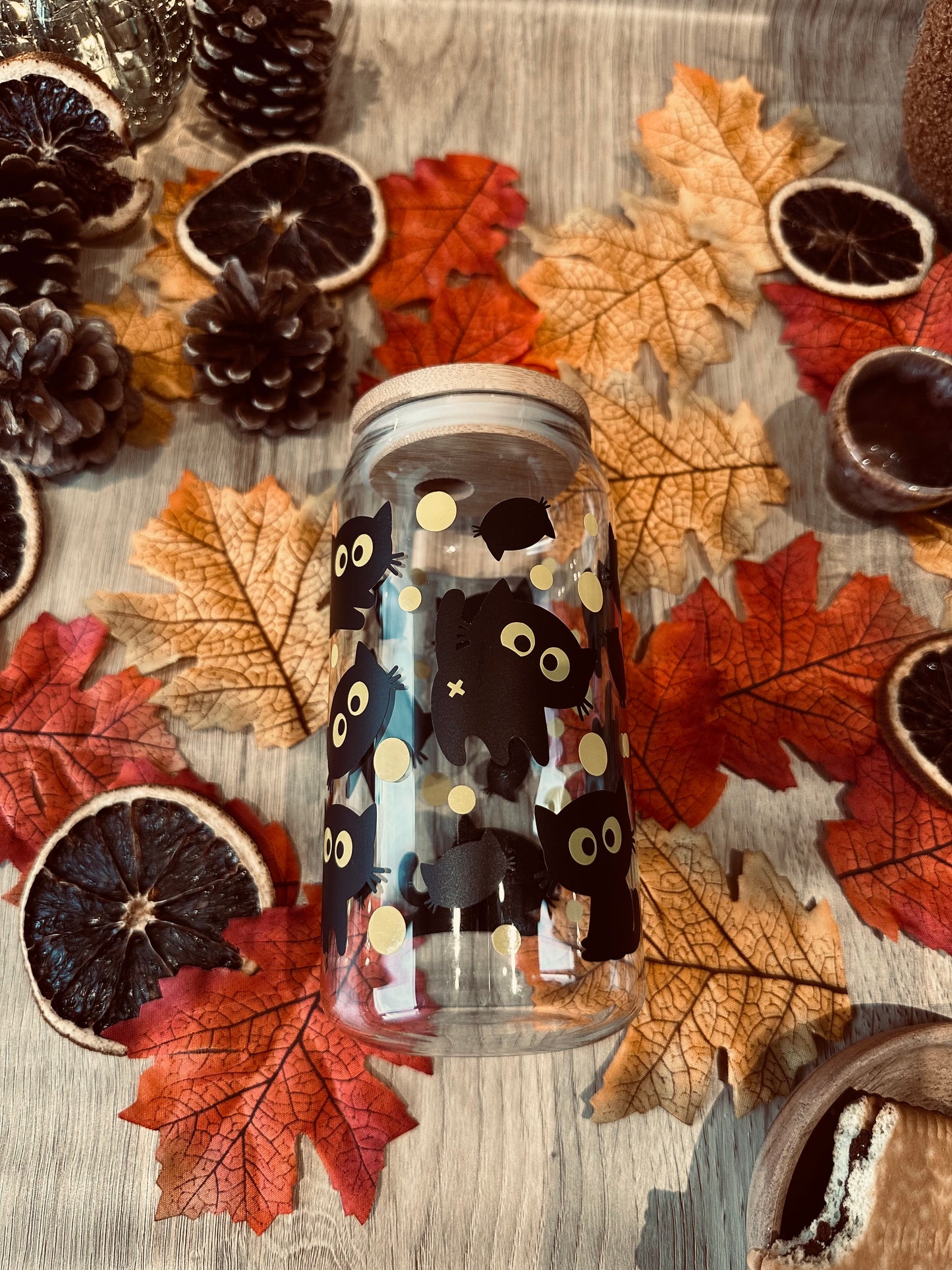 đ» Verre canette - âChatastrophe dâHalloweenâ
