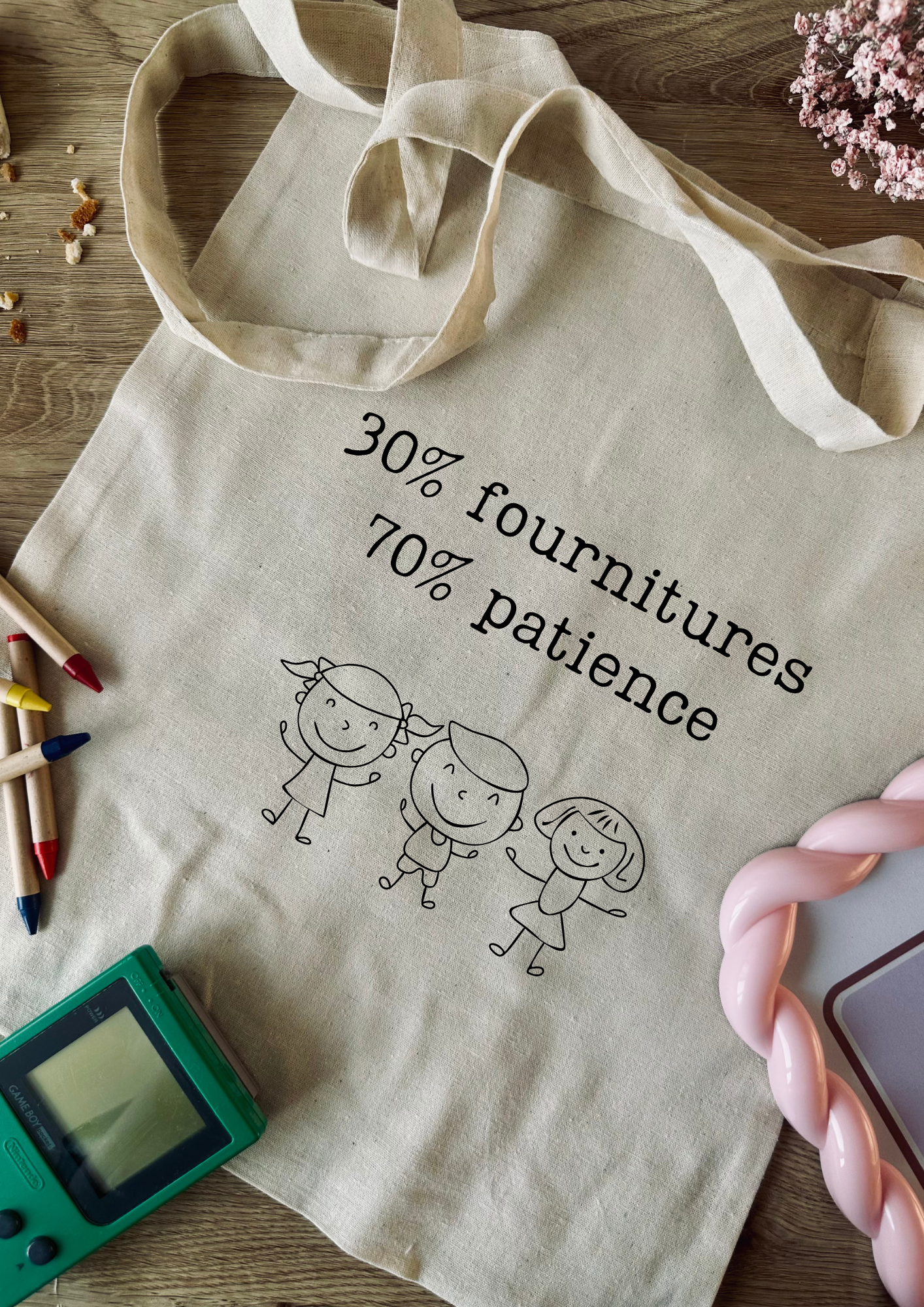 ToteBags: 30% fournitures, 70% patience 📝🛝