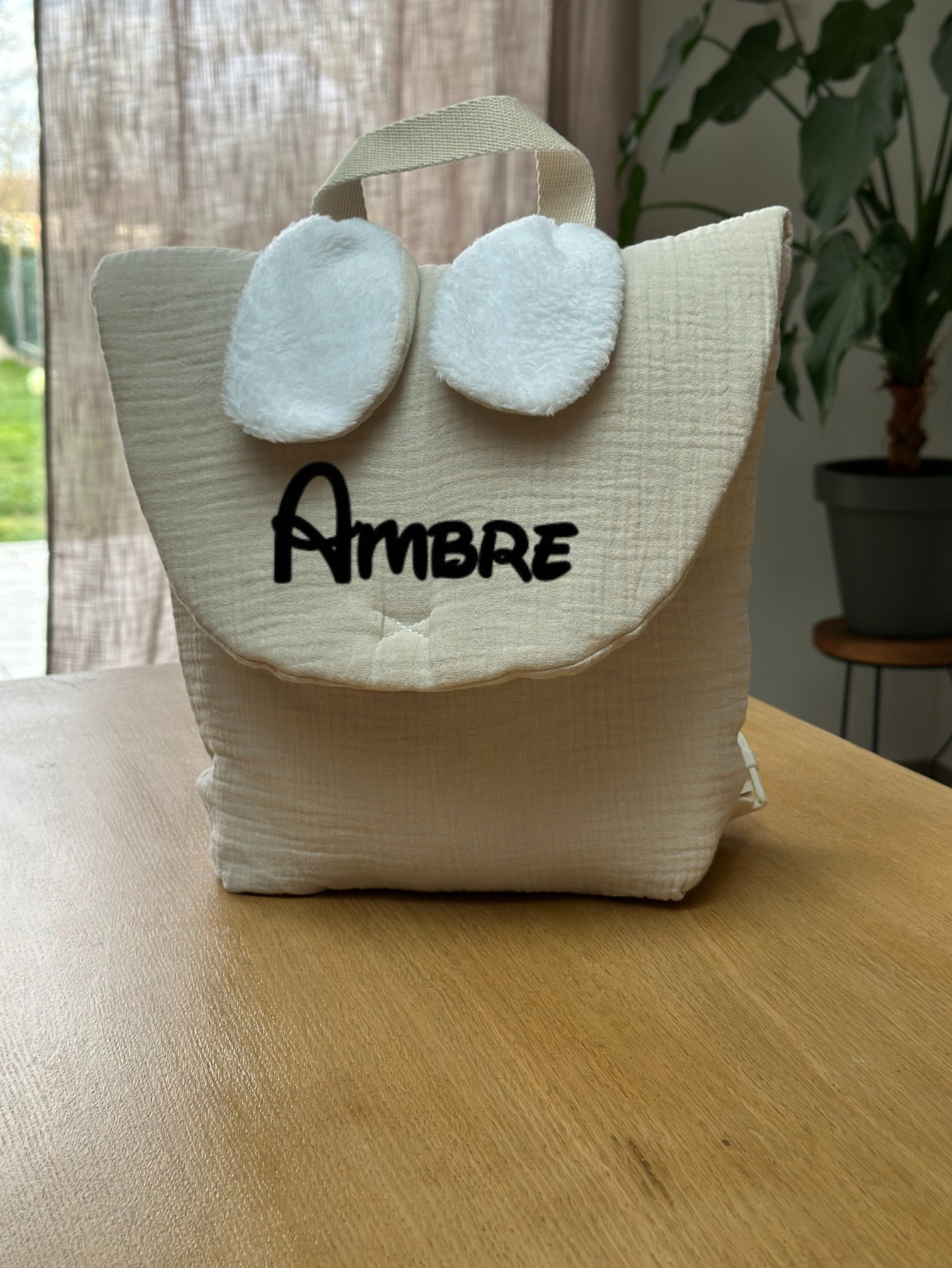 Sac à dos lapin - Personnalisable