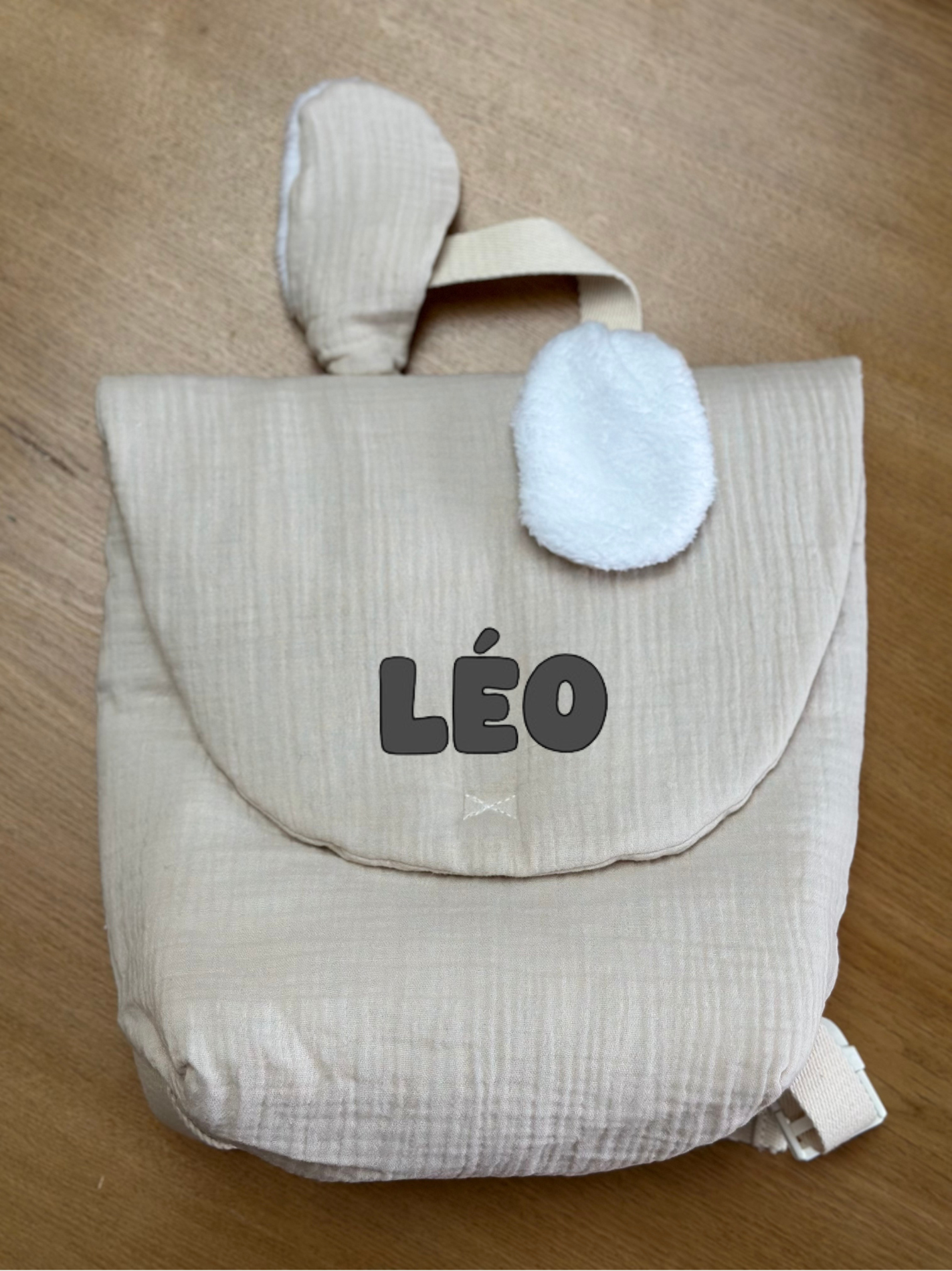 Sac à dos lapin - Personnalisable