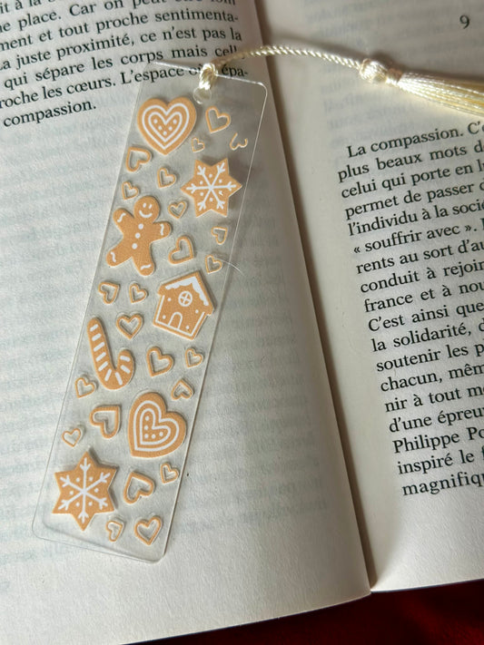 📚 Marque-page - Pain d’Épices & Petits Cœurs