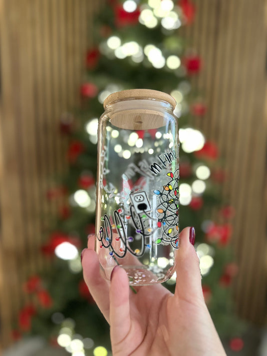 ✨ Verre canette – Everything is Fine (Guirlande en PLS)