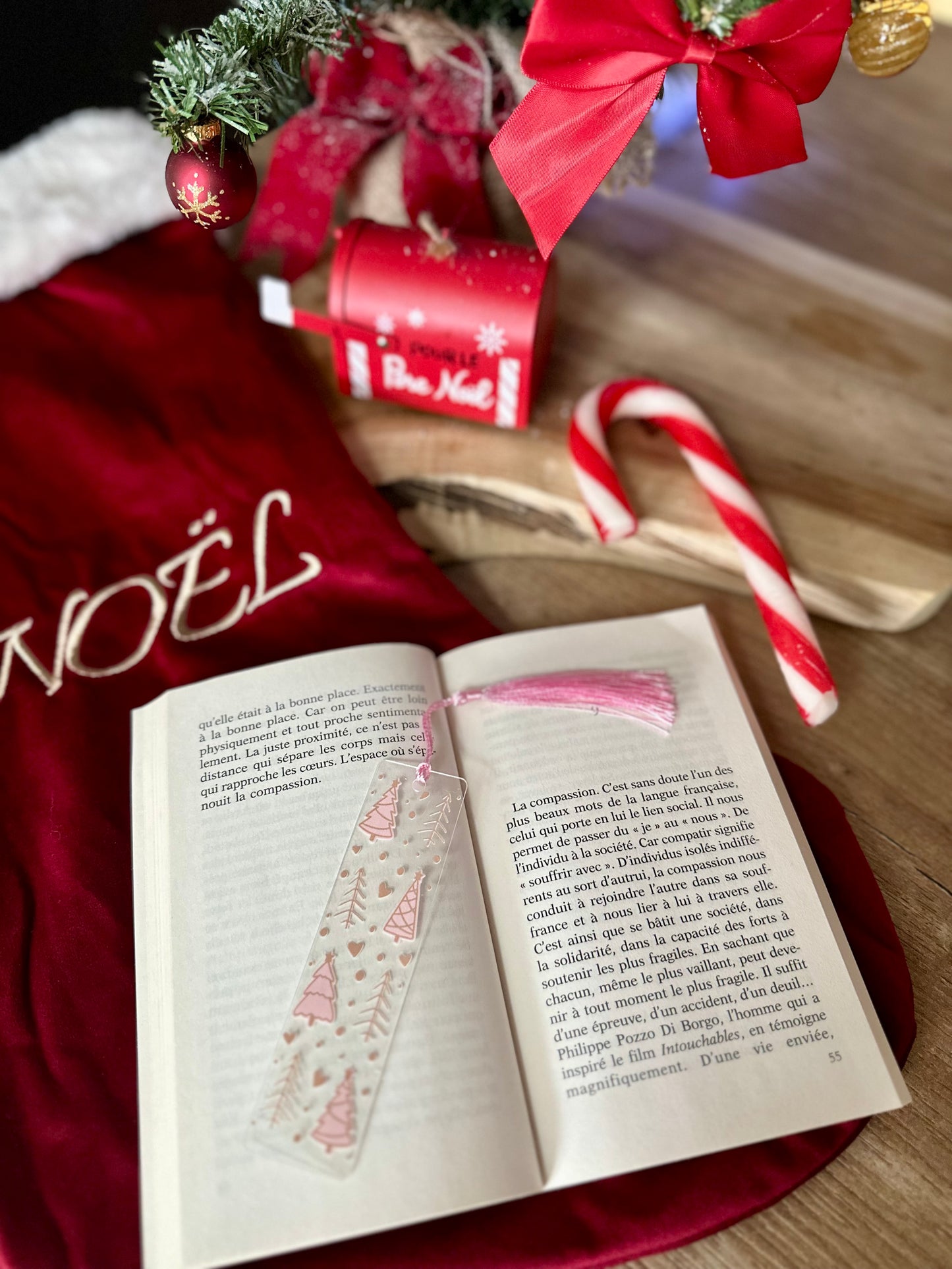 📚 Marque-page - Douce Forêt Rose