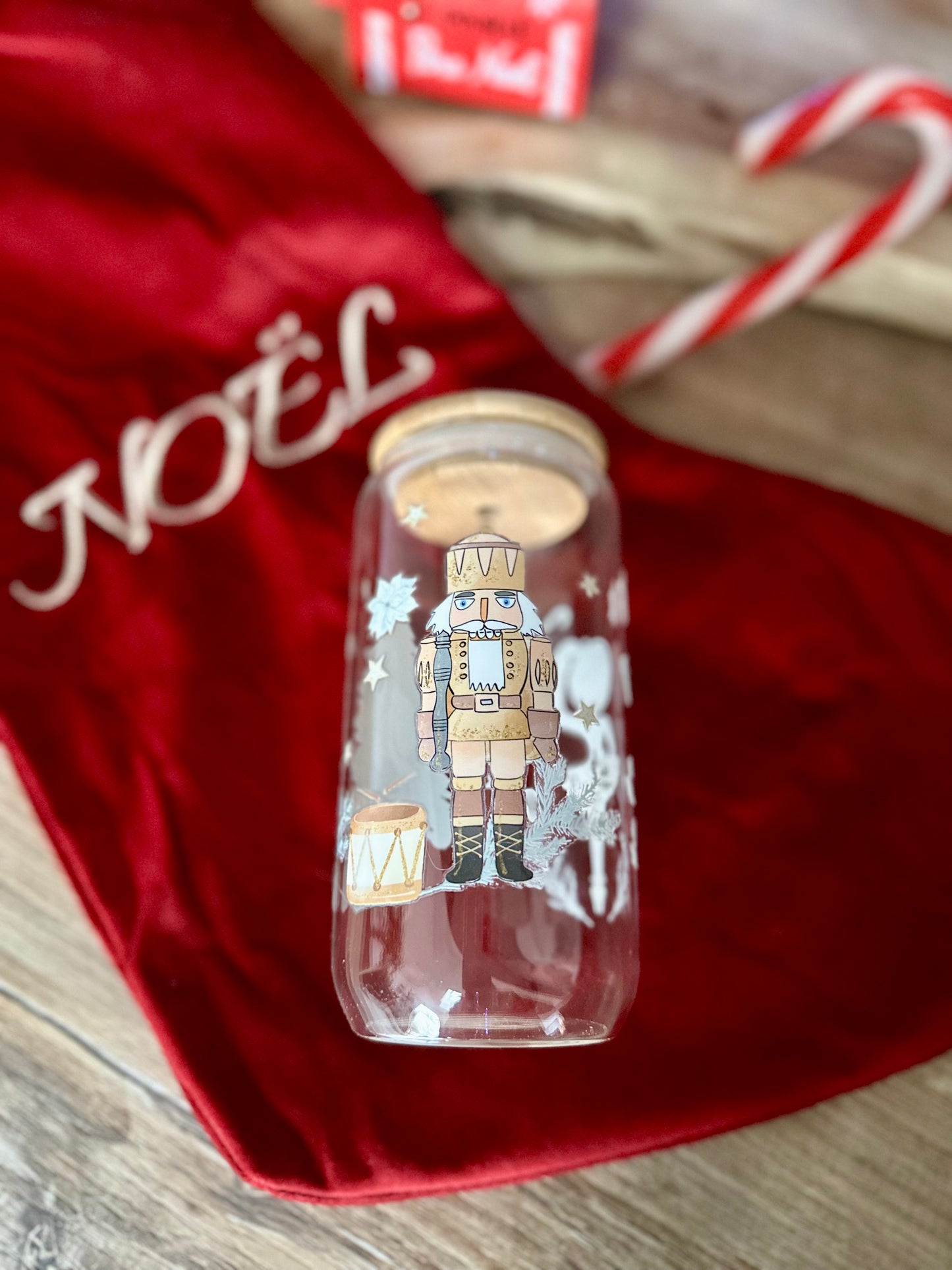 ✨ Verre canette – Casse-Noisette Doré