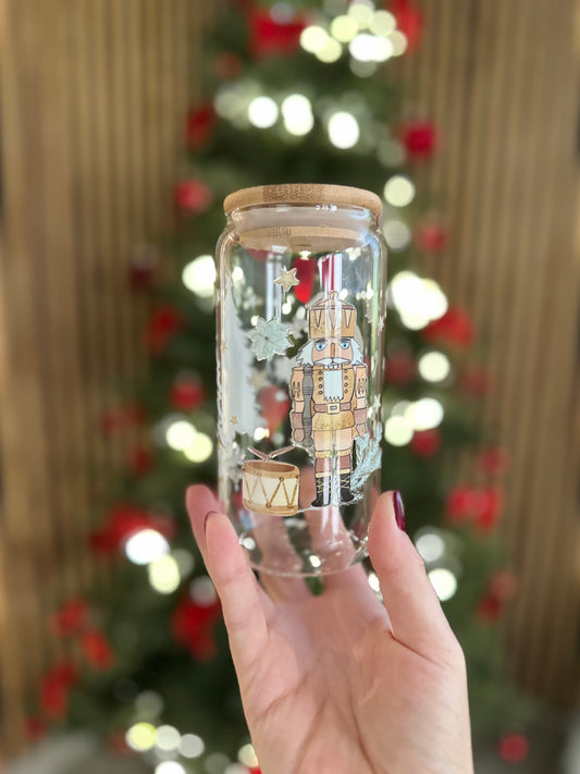 ✨ Verre canette – Casse-Noisette Doré