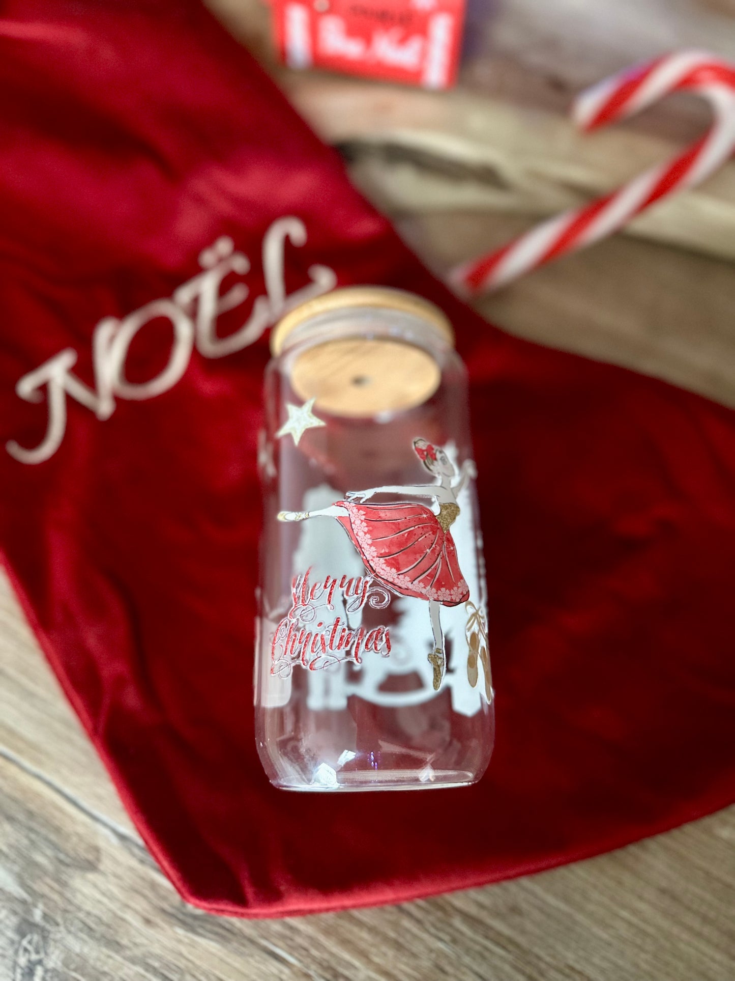 🌟 Verre canette – Casse-Noisette & Ballerine