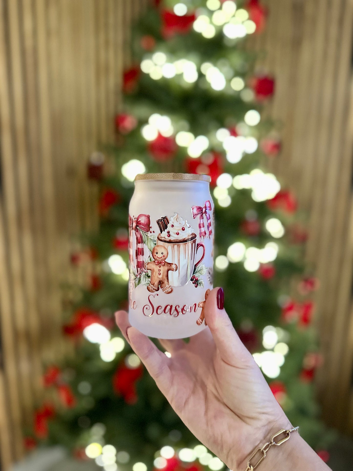 ✨ Verre canette givré – Tis’ The Season