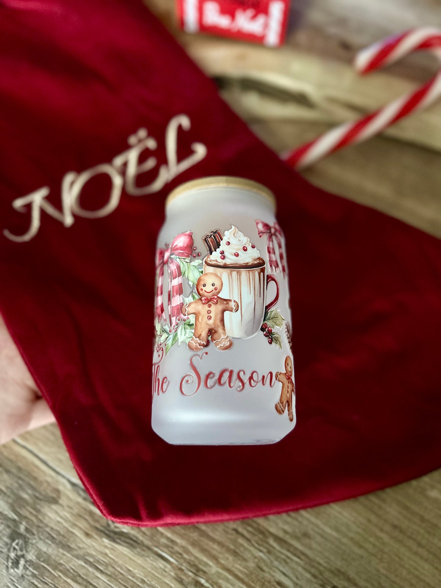 ✨ Verre canette givré – Tis’ The Season