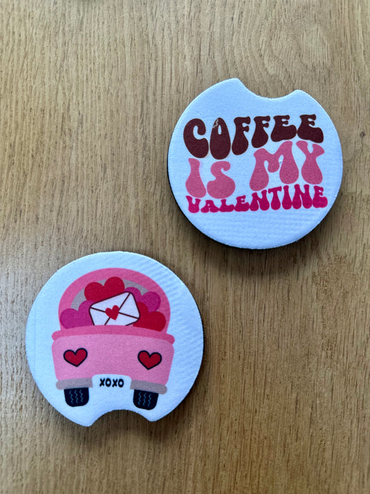 Car coaster - Valentine's Day 🩷