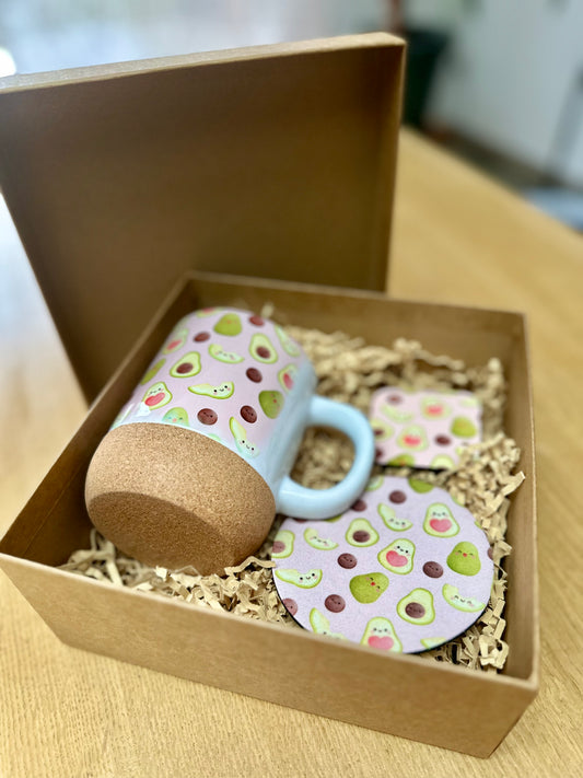 Cork mug - Valentine's Day box 🩷
