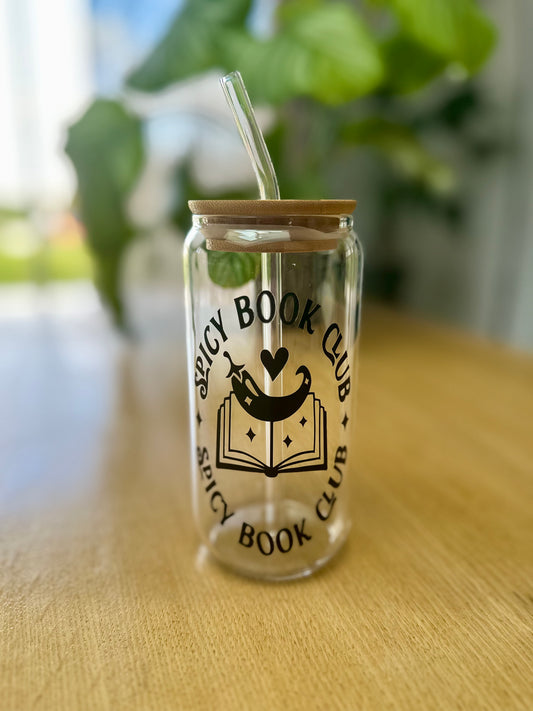 Glass cup - Books