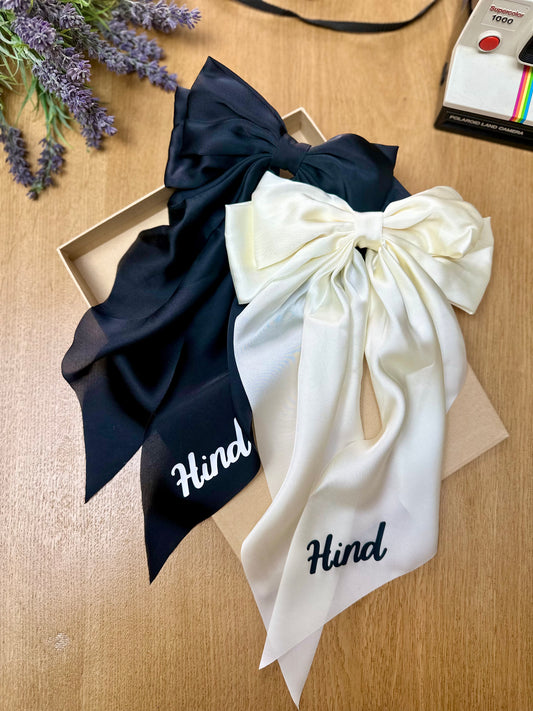 Barrette en satin personnalisable – Un accessoire élégant et unique