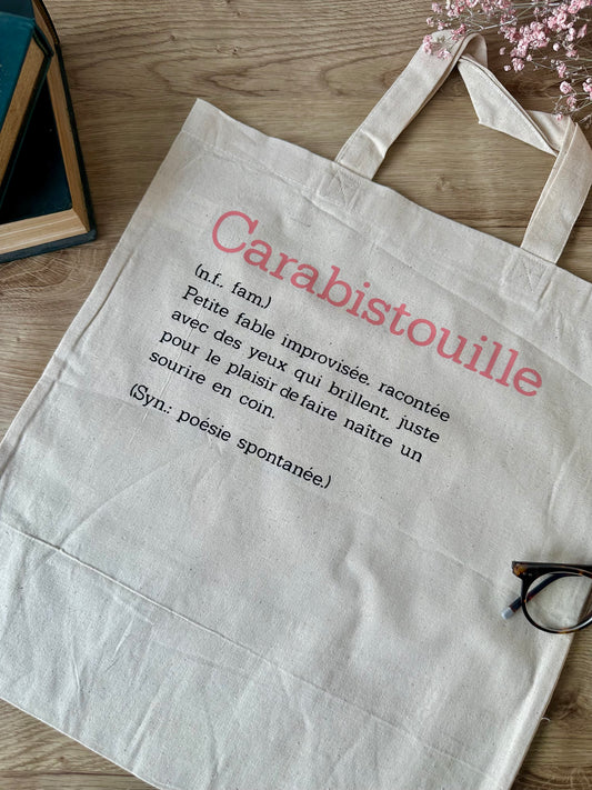 Tote bag "Carabistouille" - Pour embrouiller avec style