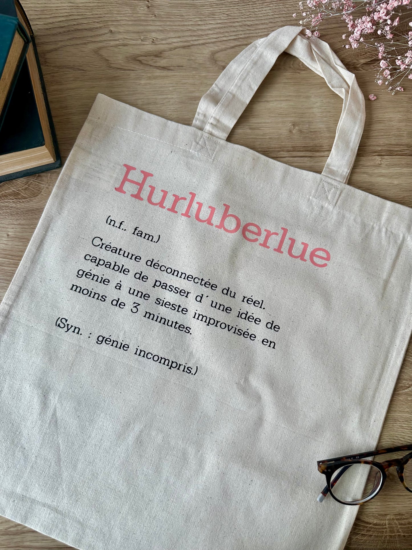 Tote bag "Hurluberlue" - Pour les âmes libres et zinzins