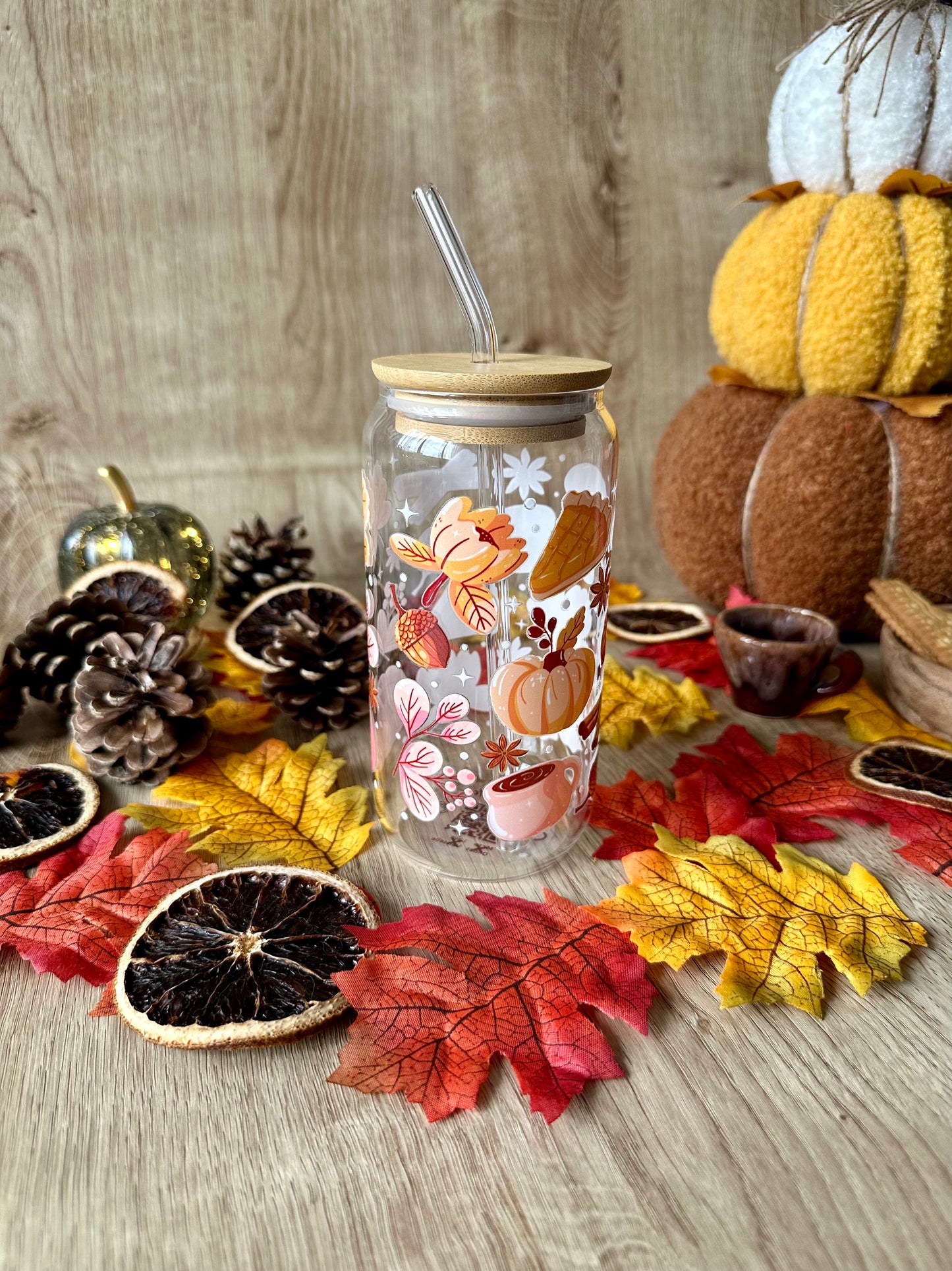 🍂 Verre canette – Douceurs & épices d’automne