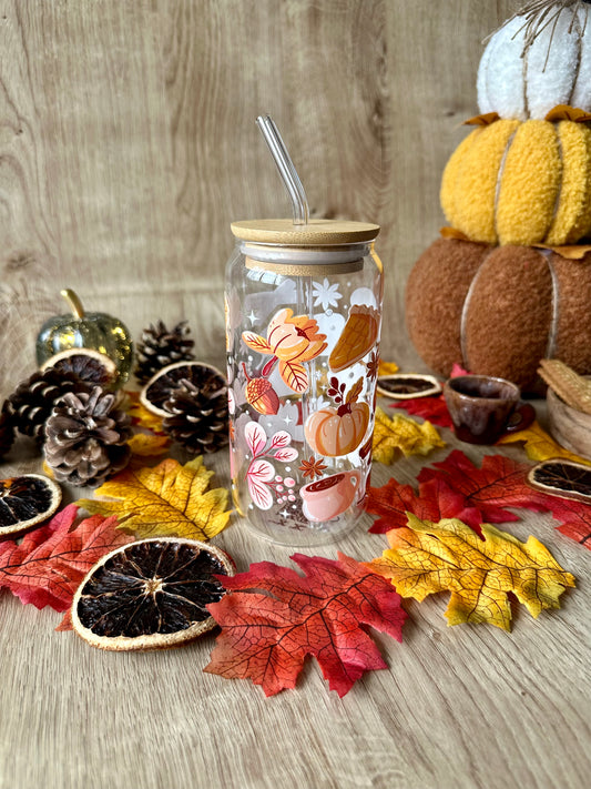 🍂 Verre canette – Douceurs & épices d’automne