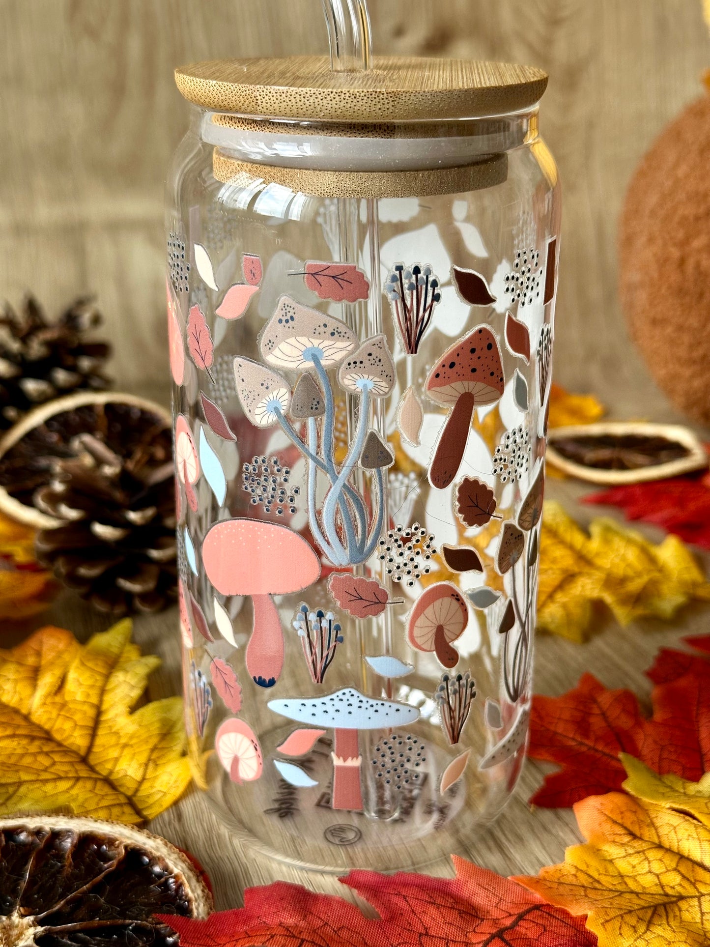 🍄 Verre canette - “Sous-bois d’automne”