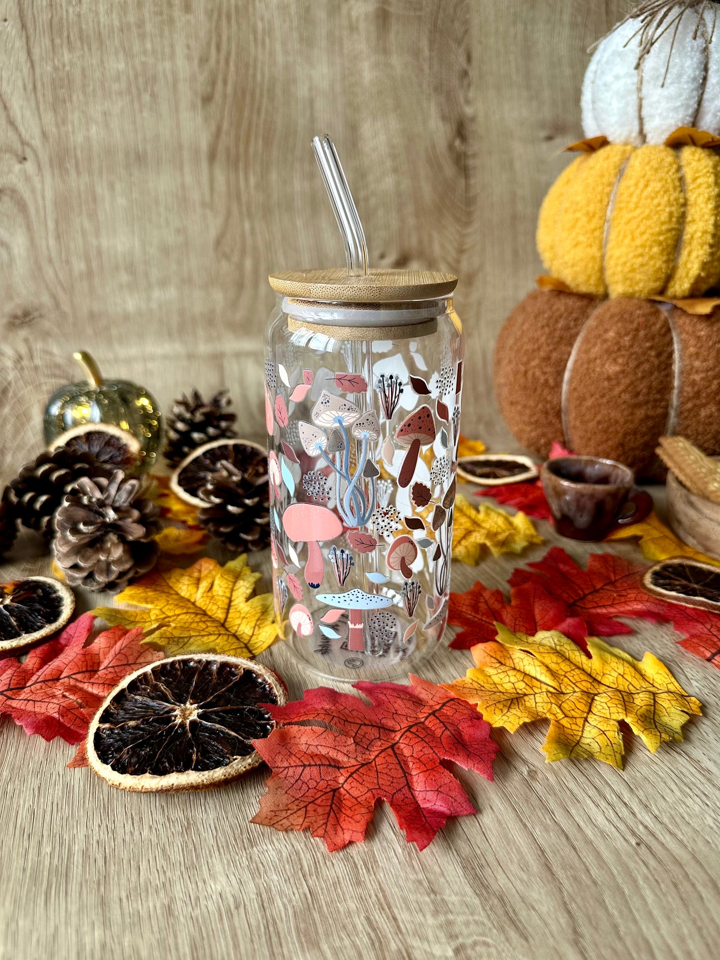 🍄 Verre canette - “Sous-bois d’automne”