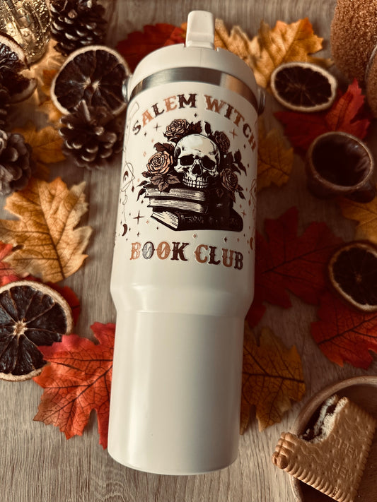 Tumbler isotherme – Salem Witch Book Club 🕯️📖