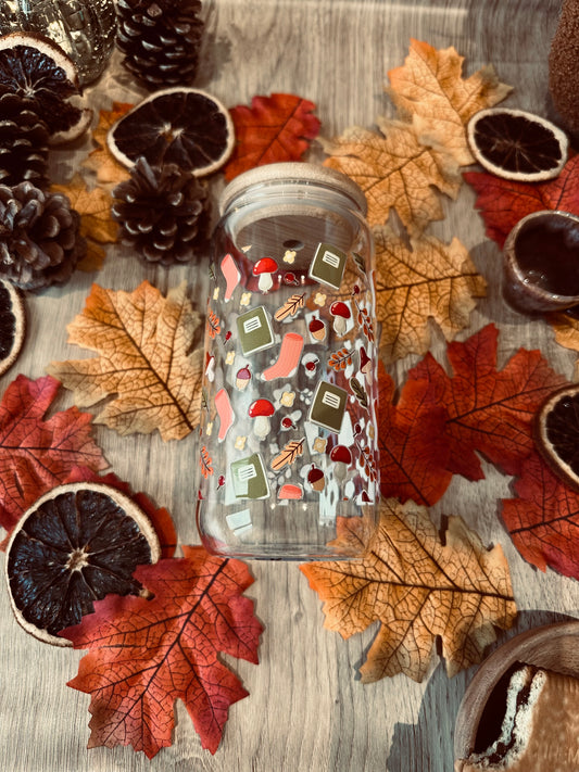 🍄 Verre canette - “Cosy Autumn”