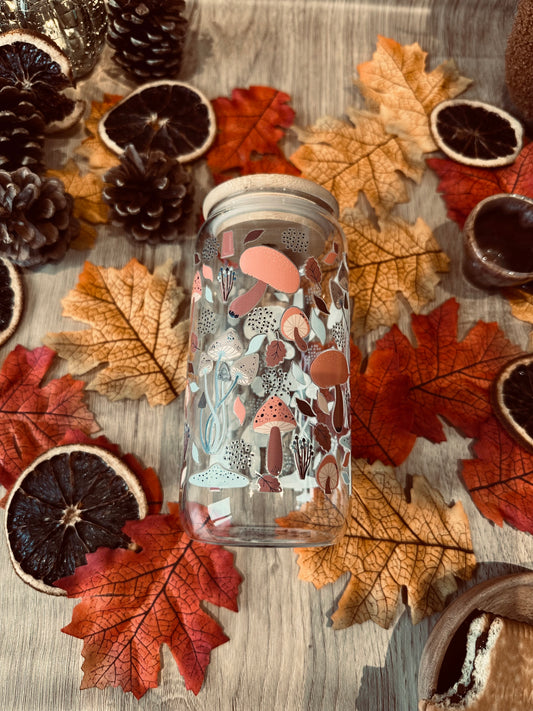 🍄 Verre canette - “Sous-bois d’automne”