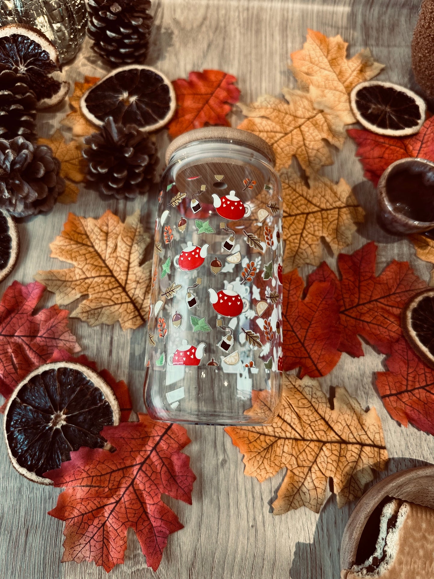 🍄 Verre canette - “Tea Time d’Automne”