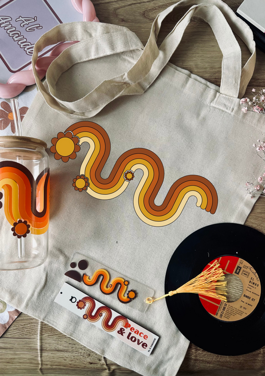 Coffret Peace & Love - édition rétro flower power