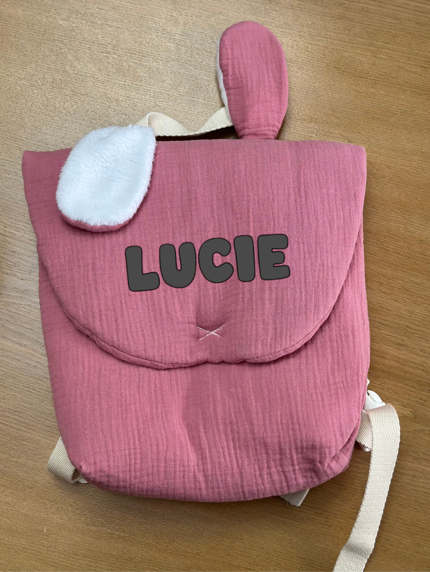 Sac à dos lapin - Personnalisable